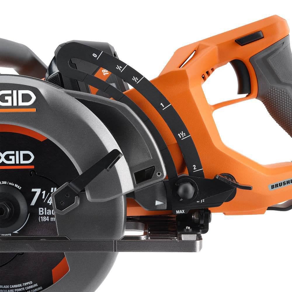 Ridgid R B V Brushless Cordless In Rear Handle Circular Saw