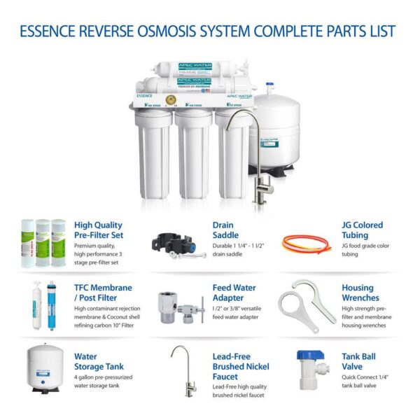 Apec Water Systems Roes Essence Premium Quality Stage Under Sink