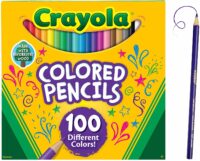 Crayola Colored Pencils Adult Coloring Set, 100 Count