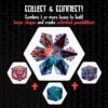 Shashibo Shifting Box, with 36 Rare Earth Magnets - 3D Magic Cube, Mystic Ocean