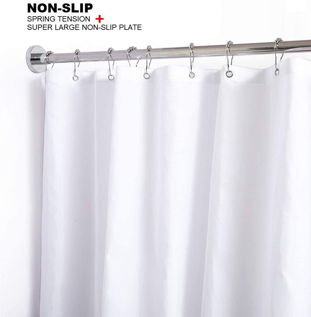Details about   BRIOFOX Shower Curtain Rods 42-72 Inches Rust Free Non-Fall Down 304 Stainle 