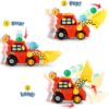 VTech Pop-a-Balls Push and Pop Bulldozer, Red