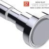 BRIOFOX Shower Curtain Rods 42-72 Inches, Rust Free + Non-Fall Down BRIOFOX Shower Curtain Rods 42-72 Inches, Rust Free + Non-Fall Down