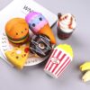 Squishy Toys Jumbo squishies, Hamburger Popcorn Cake Ice for Kids, 6pcs