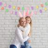 ELCOHO 13.2 Feet 30 Lights Easter Eggs LED String Lights Bright Color Glitter