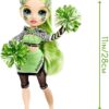 Rainbow High Cheer Jade Hunter – Cheerleader Fashion Doll, 2 Pom Poms