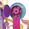 Mattel ​Polly Pocket Rainbow Funland Theme Park, 30 Pieces