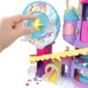 Mattel ​Polly Pocket Rainbow Funland Theme Park, 30 Pieces