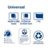 Tork Multifold Hand Towel, Natural, H2, Universal, 250/Pack, 16 Packs Tork Multifold Hand Towel, Natural, H2, Universal, 250/Pack, 16 Packs