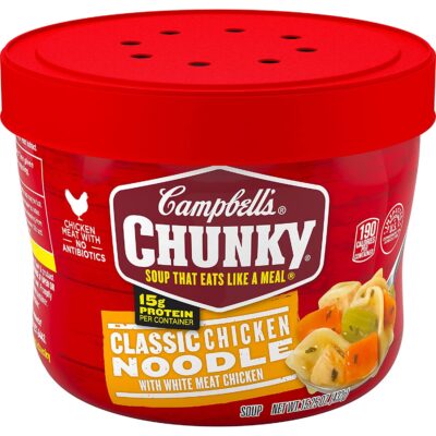 Microwavable Classic Chicken Noodle Soup