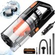 Car Vacuum, CherylonCar Portable Car Vacuum Cleaner High Power 150W/7500Pa, Handheld Vacuum for Car Interior Cleaning with Wet or Dry for Men/Women, 16.4 Ft Corded (Black)