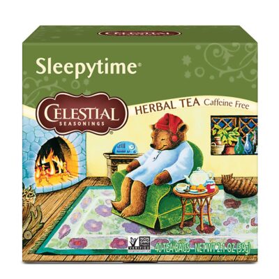 Celestial Seasonings Herbal Tea, Sleepytime, Caffeine Free Sleep Tea, 40 Tea Bags (Pack of 6)
