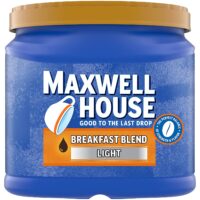 Maxwell House Breakfast Blend Light Roast Ground Coffee (25.6 oz Canister)