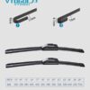 OEM Quality Premium Auto Windshield Natural Rubber Wiper Blades (Pack of 2) OEM Quality Premium Auto Windshield Natural Rubber Wiper Blades (Pack of 2)