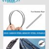 OEM Quality Premium Auto Windshield Natural Rubber Wiper Blades (Pack of 2) OEM Quality Premium Auto Windshield Natural Rubber Wiper Blades (Pack of 2)