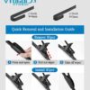 OEM Quality Premium Auto Windshield Natural Rubber Wiper Blades (Pack of 2) OEM Quality Premium Auto Windshield Natural Rubber Wiper Blades (Pack of 2)