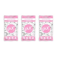PUR 100% Xylitol Chewing Gum, Bubblegum, Sugar-Free, 55 Count (Pack of 3)