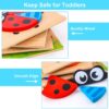 SKYFIELD Wooden Animal Puzzles for Toddlers Educational Toys, 4 Animal Patterns