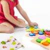 SKYFIELD Wooden Animal Puzzles for Toddlers Educational Toys, 4 Animal Patterns