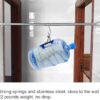TEECK Shower Curtain Rod, 40-73 inch Adjustable Tension Spring