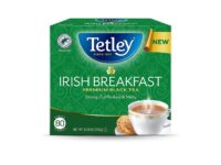 Tetley Irish Breakfast Premium Black Tea, Rainforest Alliance Certified, 80 Count, Pack of 6
