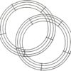 Wire Wreath Frame Metal Round Wreath for Christmas New Year