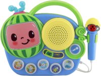eKids Cocomelon Toy Singalong Boombox with Microphone for Toddlers
