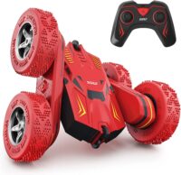 SGILE RC Stunt Car Toy, Remote Control Car, Red