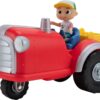 CoComelon Official Musical Tractor w/ Sounds & Exclusive 3-inch Farm JJ Toy