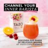 TAZO Calming Chamomile, Herbal Tea Caffeine, Tea Bags, 20 Count, 6 Pack.