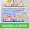 Ziploc Quart Food Storage Freezer Bags, Grip 'n Seal Technology, 30ct, 4 Pack