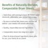Grab Green Natural Newborn Baby Laundry Dryer Sheets, Essential Oils, 3ct Grab Green Natural Newborn Baby Laundry Dryer Sheets, Essential Oils, 3ct