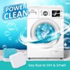 Maravello Washing Machine Cleaner, Solid Washer Deep Cleaning Tablet, 28 Tablets