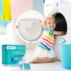 Maravello Washing Machine Cleaner, Solid Washer Deep Cleaning Tablet, 28 Tablets