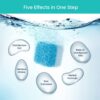 Maravello Washing Machine Cleaner, Solid Washer Deep Cleaning Tablet, 28 Tablets