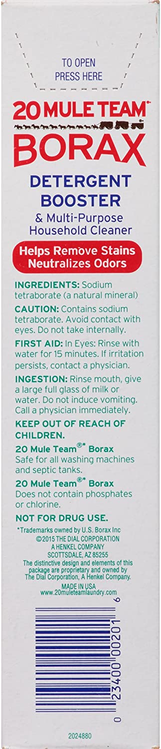 20 Mule Team Borax All-Purpose Cleaners, 65 Ounce, 4 Count
