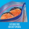 Ziploc Quart Food Storage Freezer Bags, Grip 'n Seal Technology, 30ct, 4 Pack