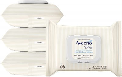 Aveeno Baby Fragrance-Free Hand and Face Cleansing Wipes