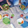 Bentgo Salad - Stackable Lunch Container with Large 54-oz Salad Bowl (Blue)