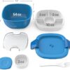 Bentgo Salad - Stackable Lunch Container with Large 54-oz Salad Bowl (Blue)