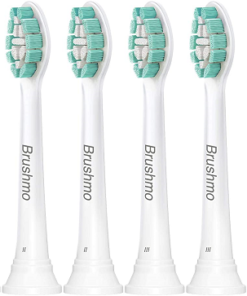 Brushmo Replacement Toothbrush Heads Compatible with Sonicare Electric