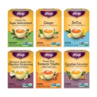 Yogi Tea Digestion and Detox Tea Variety Pack Sampler, 6 Pack, 96 Tea Bags