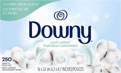 Fabric Softener Dryer Sheets, Cool Cotton,