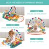 Eners Baby Gyms Play Mats Musical Activity Center Kick & Play Piano Gym Mat