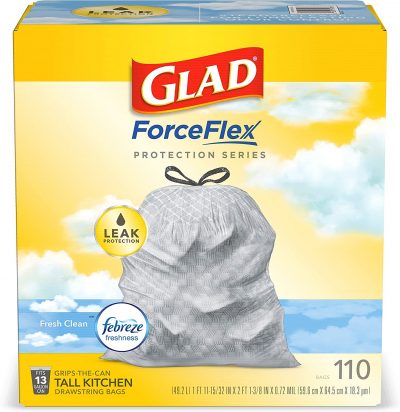 ForceFlex Protection Series Tall Kitchen Trash Bags