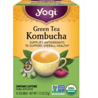 Yogi Tea Green Tea Kombucha, 6 Pack, Supplies Antioxidants, 96 Tea Bags