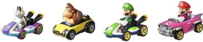Hot Wheels Mario Kart Vehicle 4-Pack, Mario
