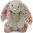 Jellycat Blossom Bunny Stuffed Animal, Medium, 12 inches, Posy
