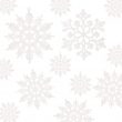 Kockuu Snowflake Ornaments Plastic Glitter Snow Flakes Ornaments, White