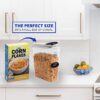 Plastic House Large Cereal Containers Storage Set Dispenser Approx Plastic House Large Cereal Containers Storage Set Dispenser Approx